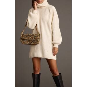 12th Tribe Cream Mini Dress